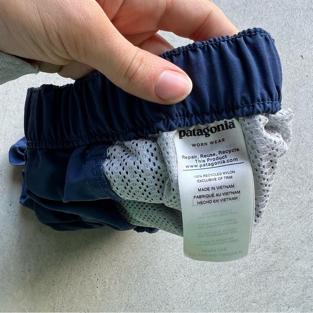patagonia navy barely baggies - Picture 5 of 6